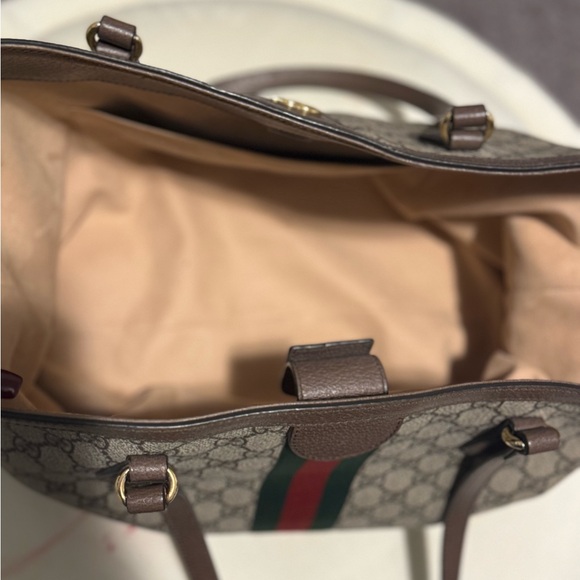 Gucci Ophidia Medium tote brown - barely used - Picture 3 of 6